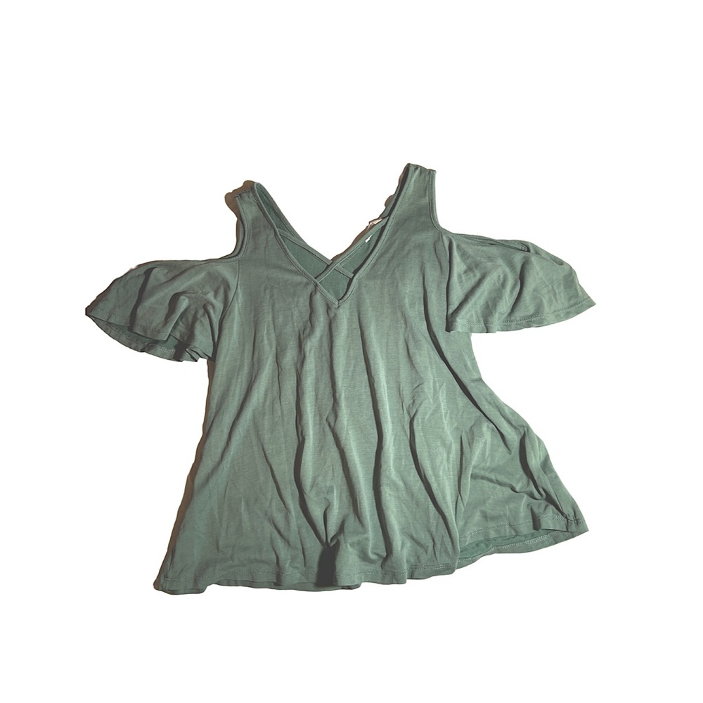 Sage Off The Shoulder Blouse